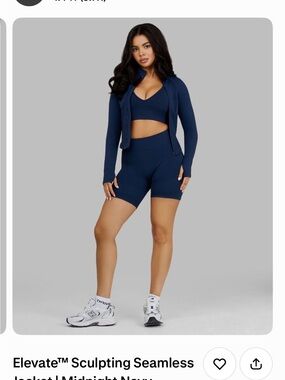 Thrivin Elevate™ Sculpting Seamless
Jacket | Midnight Navy SET not shorts